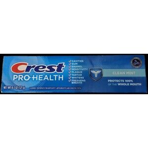 Crest Pro-Health Mint Toothpaste 4.6 oz Enamel Shield Whitening NEW SEALED